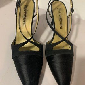 Black Yves Saint Laurent Evening Shoes 8.5